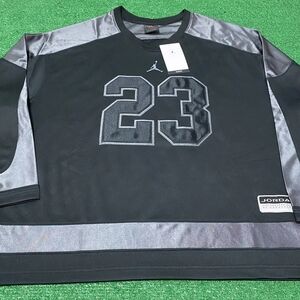 Active USA Men's Black and Gray Jersey